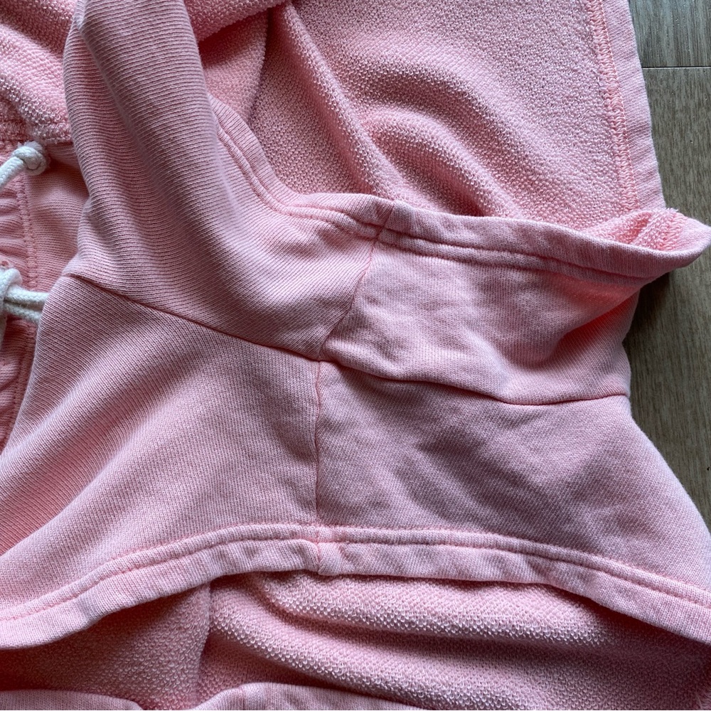 Aerie Pastel Pink Terry Drawstring Sweat Shorts - Picture 9 of 9
